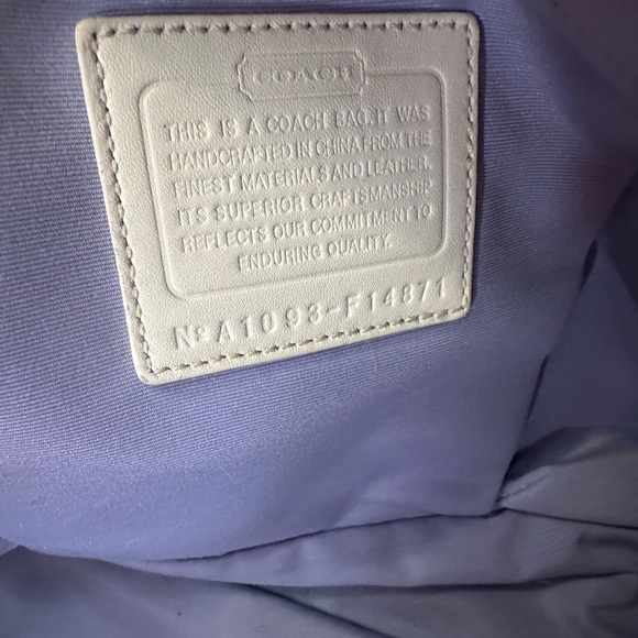 New! Coach Brown Canvas Diaper Bag - Picture 12 of 13